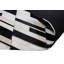 Fait à la main-Naturel-Cuir-Métallique-Patchwork-Cuir de vache-Tapis-Noir-blanc-68563311