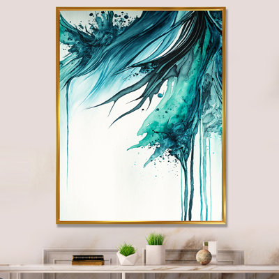 «Tropical Turquoise Joyfulness VII», reproduction sur toile