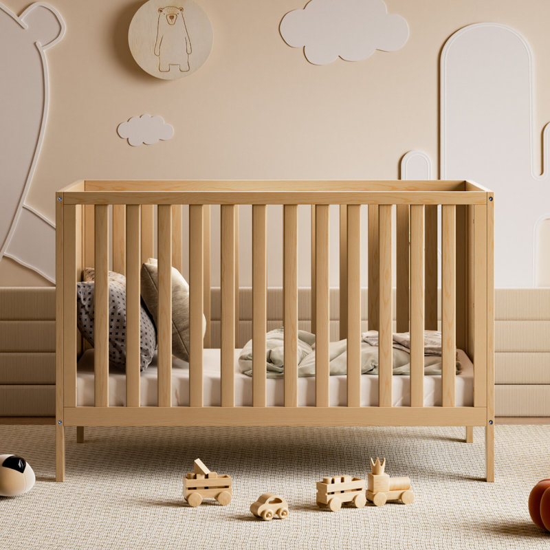  Kerenza 4 -in-1 Convertible Crib, Natural Wood