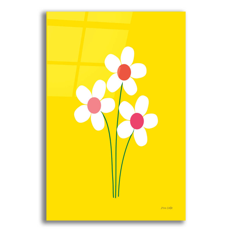 «Daisies II» par Ann Kelle - reproduction non encadrée, H 16 po x l 12 po x P 0,13 po