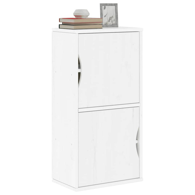 Soleigh Rectangle Accent Cabinet, White