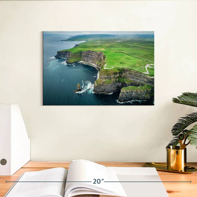 Lynelle, falaises de Moher, H 8 po x l 12 po