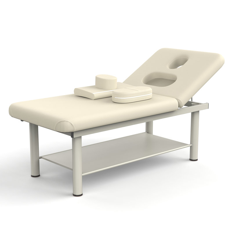 Husman 75" Professional Massage Table Adjustable Bed Physical Therapy Table Lash Bed with Metal Legs