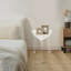 Tabouret de coin transparent en acrylique transparent