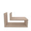 Table de chevet moderne, 17,7 po x 10,6 po x 21,3 po | 100% panneau de particules enduit de mélamine, épaisseur: 0,7 pouce | Conception élégante et fonctionnelle pour la chambre à coucher, le salon ou le bureau-280378329