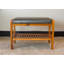 Banc de rangement en similicuir Aavan