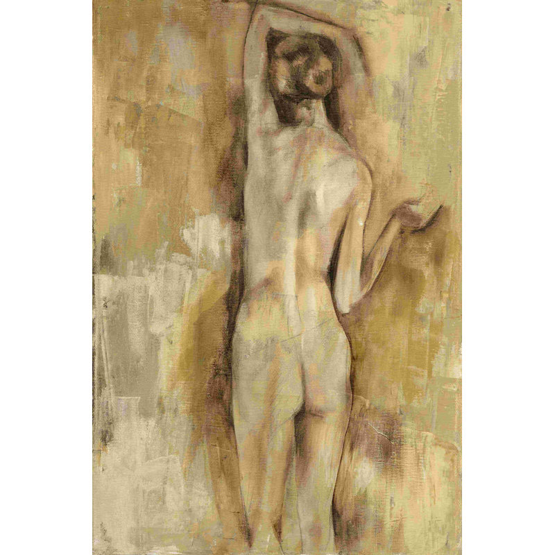 Étude de figure nue V, H 36 po x l 24 po
