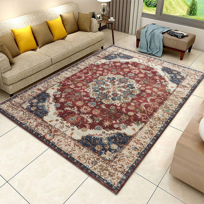 Vintage Look Area Rug, Rectangle 60 x 110 cm