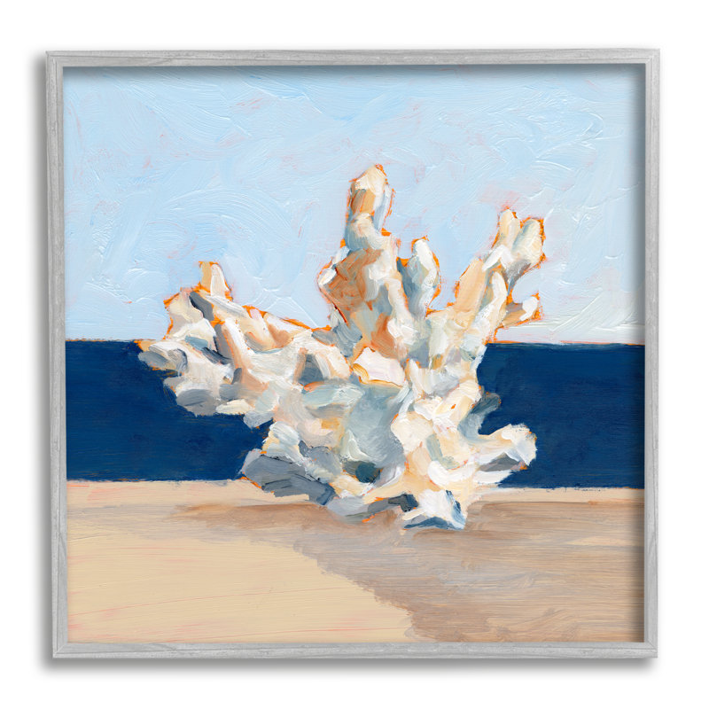 «Beachcrest Home ™», peinture nautique encadrée de giclée par Ethan Harper, H 17 po x l 17 po x P 1,5 po