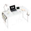 Bureau d'écriture rectangulaire avec prises de courant-167105802-166334743