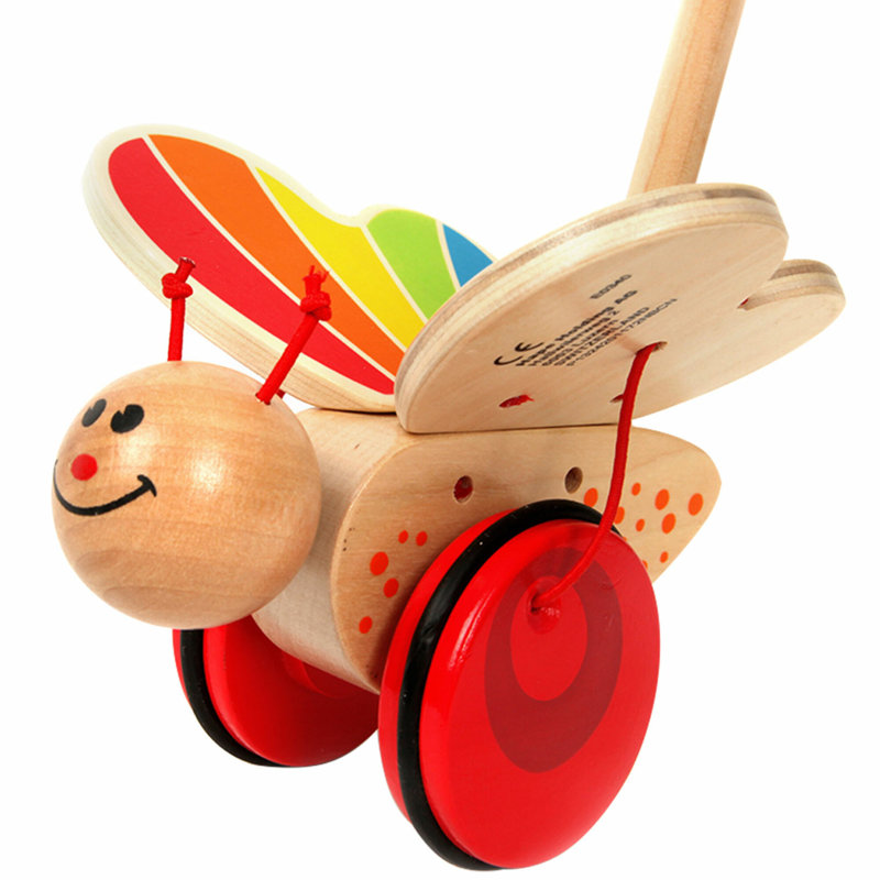 Push and Pull Butterfly Walking Toy