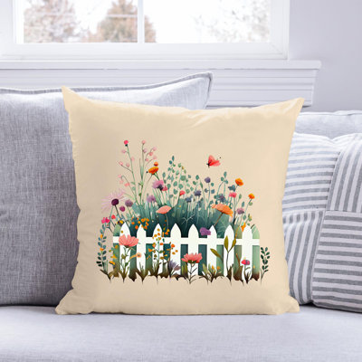 Citation amusante «Garden Lover» 289 - Coussin décoratif inclus