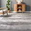 Tapis gris tissé à la machine Bonifacio-1841907511