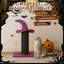 Grattoir pour chat avec chapeau de magicien pour chats d'intérieur, Halloween
