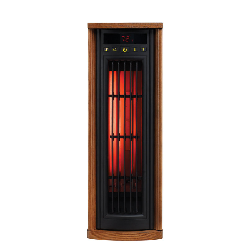 duraflame® 1,500 Watt Portable Electric Infrared Tower Heater, Oak
