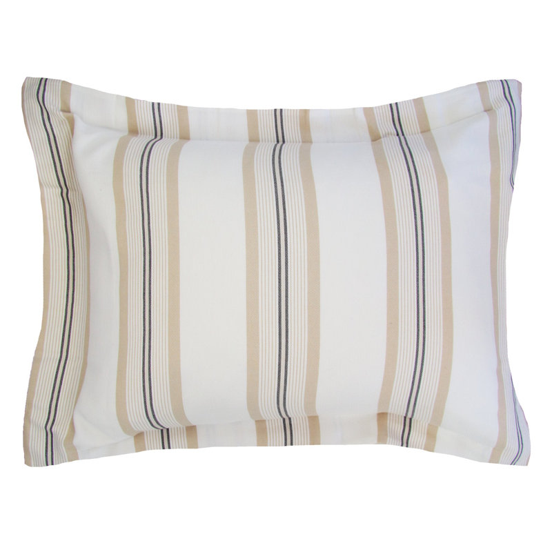 Beach Stripe Duvet Cover Set, Queen Duvet Cover + 2 Standard Shams