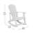 Baltazar All-Weather Poly Resin Wood Adirondack Rocking Chairs with Side Table-397727713