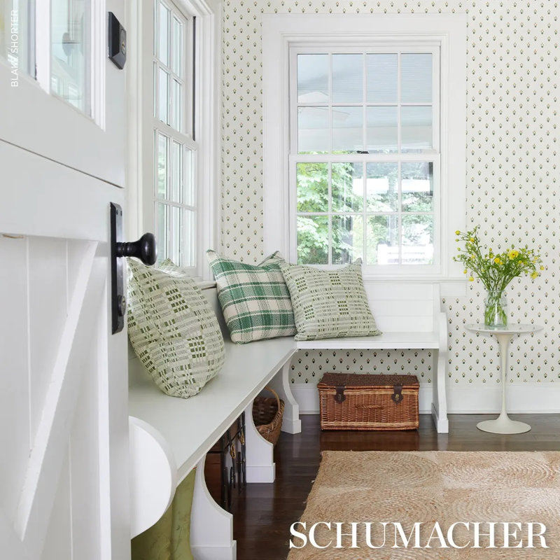 Heidi Check Fabric, Green