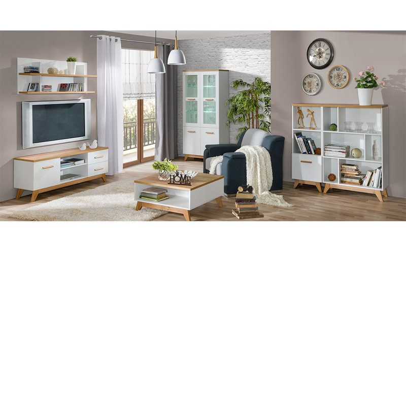 Giovanna 127.5cm H x 45cm W Standard Bookcase