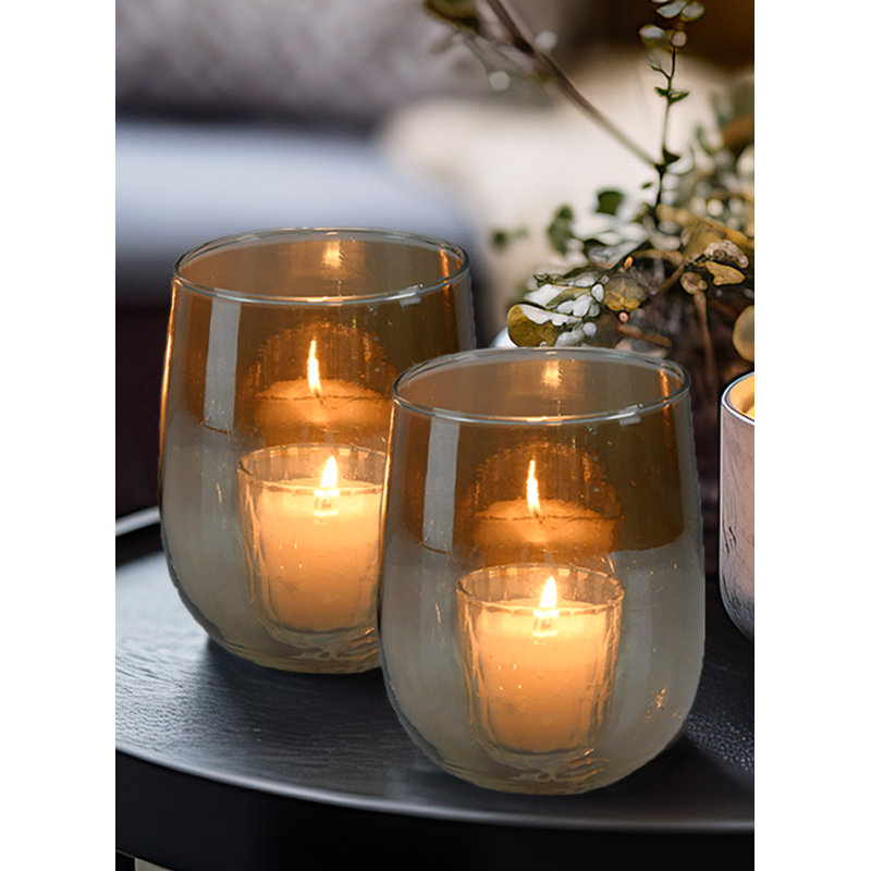 4.25'' H Glass Tabletop Votive Holder
