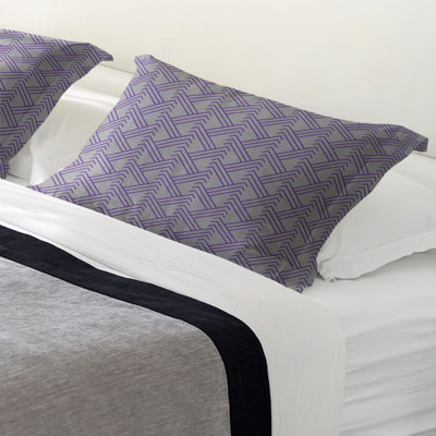 Patricia Geoffrey Polyester Geometric Sham Set