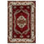 Tapis bourgogne en coton et polyester à imprimé numérique Zaria Collection-1643700199