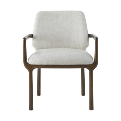 Kesden 19.25'' H Rayon / Viscose Upholstered Beech Armchair