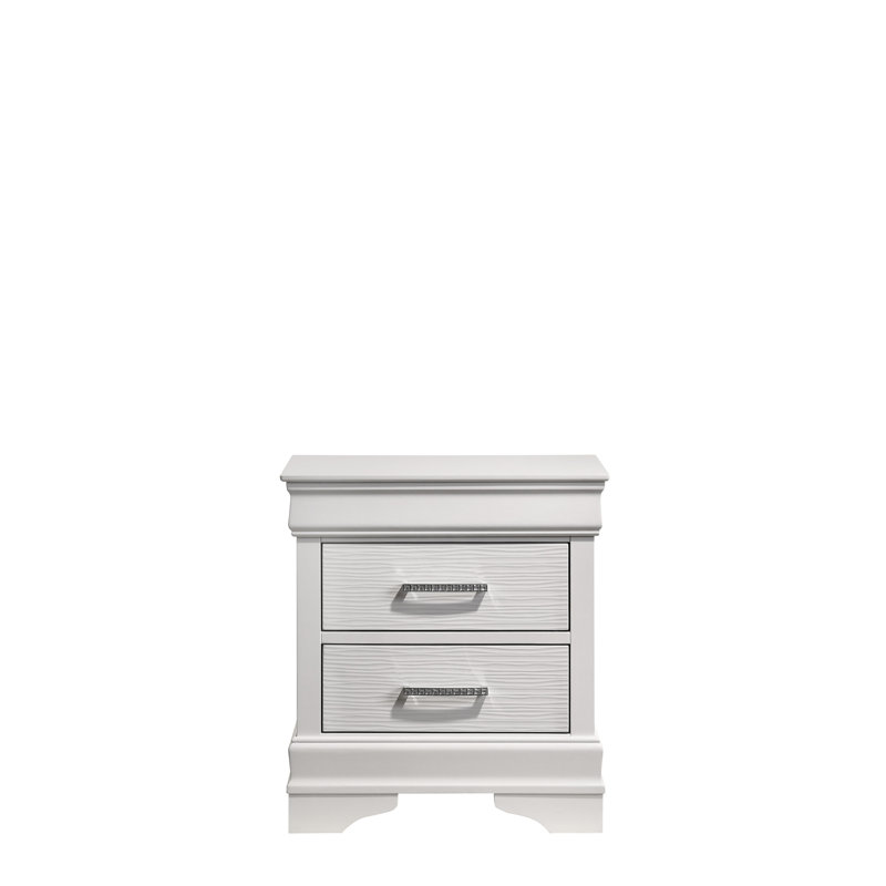 Table de chevet Mayodan, Blanc