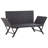 Eltje Steel Garden Bench-672236707