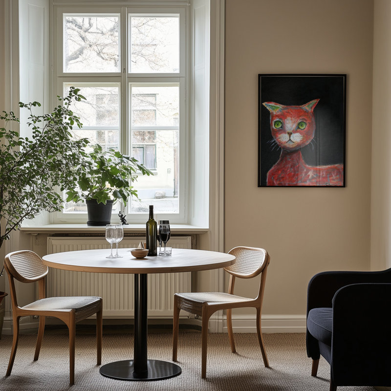 Cat, 91.44 cm H x 60.96 cm W