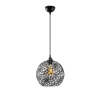 Luminaire suspendu sphère 1 lumière
