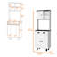 White And Kitchen Pantry With 1 - Efficient Storage 1 Drawer In Enhance Your Organization
