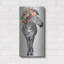  «Zebra On Gray» par Heather Gauthier, art mural en métal, 12 po x 24 po-1144490121
