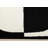Manzelli Modern Art Deco White Black 7 x 10 Area Rug-457012667