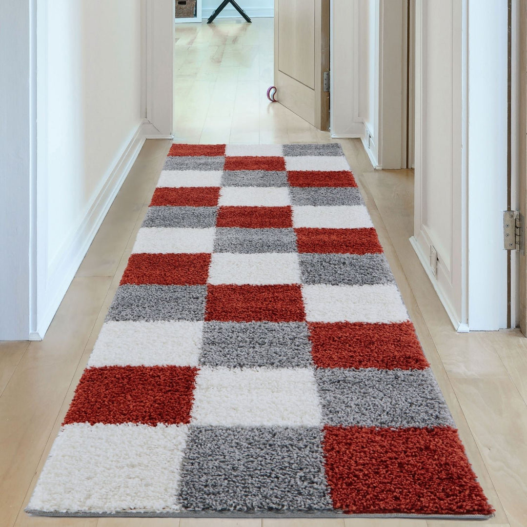 Myshaggy Collection Rugs Geometric Design in Terra