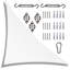 Toile d'ombrage triangulaire Colourtree avec trousse de quincaillerie d'installation-92296162-58148946