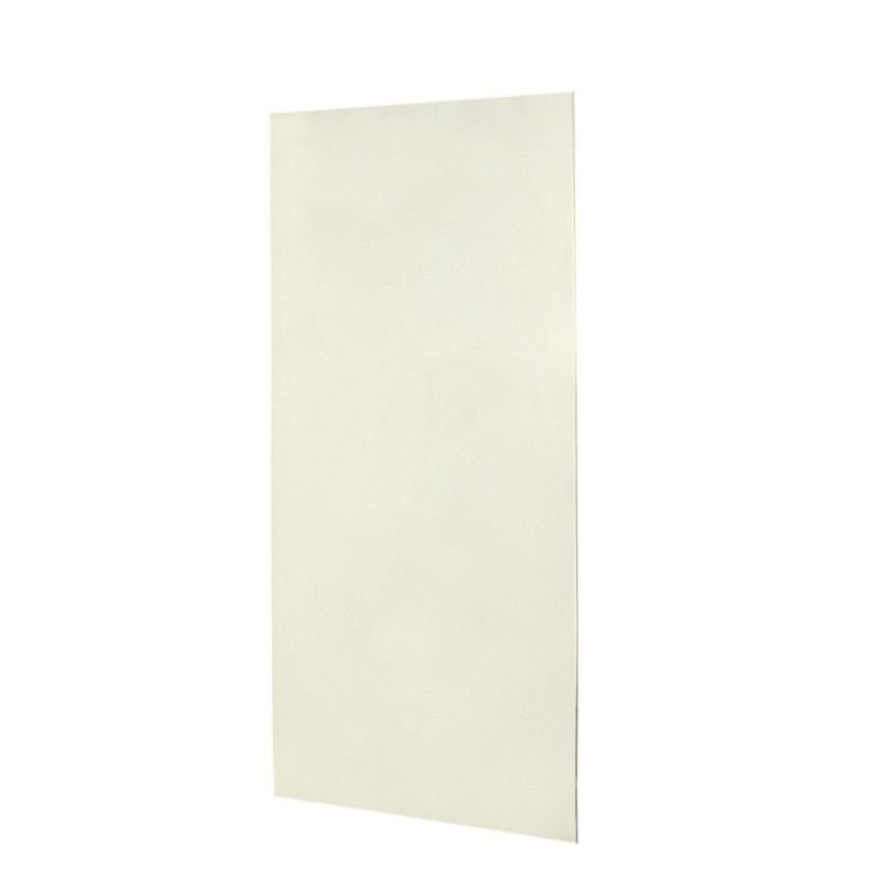 Solid Surface One Panel Shower Wall, Bisque, 96" H x 36" W x 0.25" D