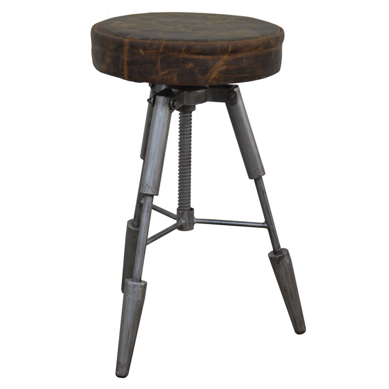 Aaronisha Height Adjustable Bar Stool