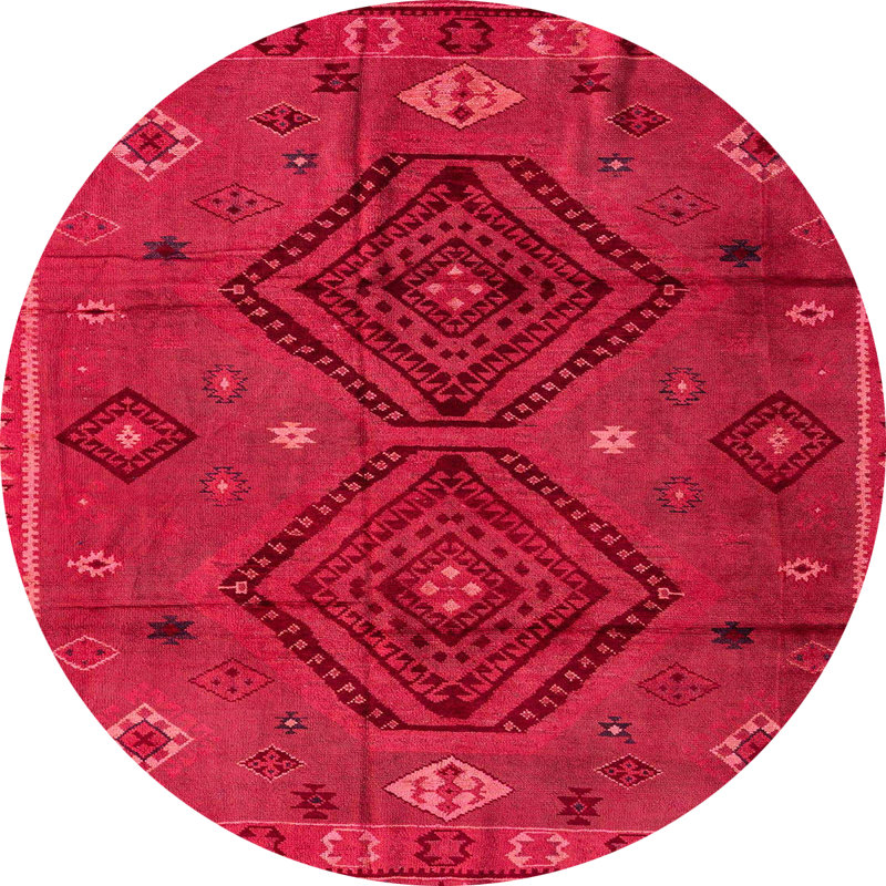 Abstract Indoor Rug, Round 3'