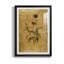 Croquis doré Botanique I - Cadre photo, reproduction d'art sur papier-3716055-3716053