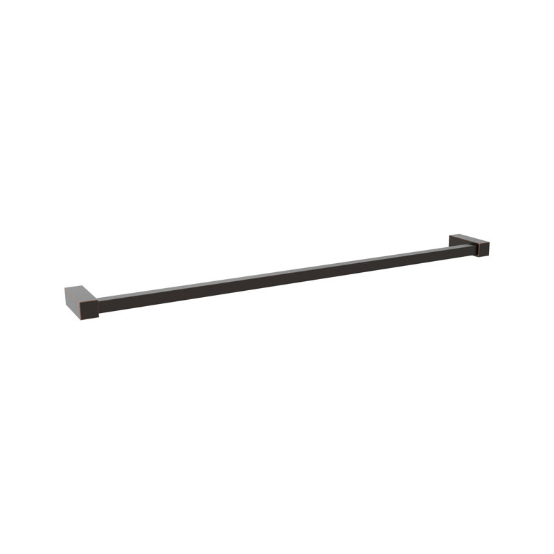 Barre à serviettes murale Monument, Bronze huilé, P 2,7 po x L 24,8 po x H 0,56 po 