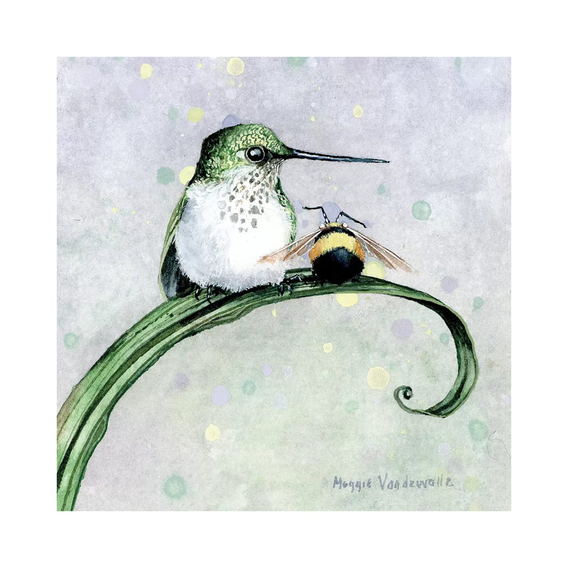 «Camaradarie» - reproduction, Toile tendue, H 12 po x l 12 po x P 0,75 po