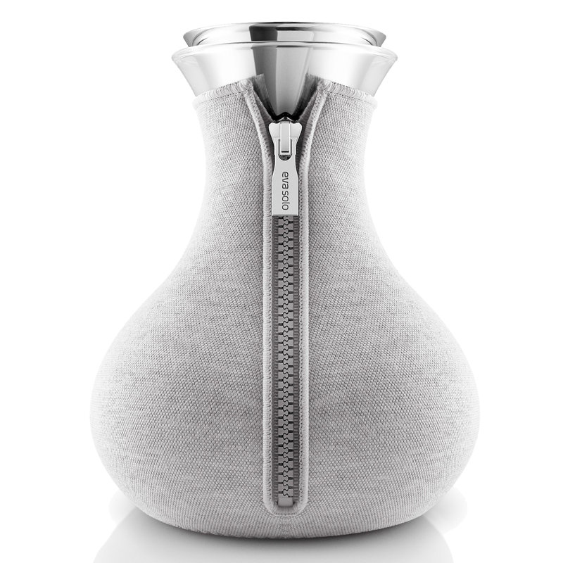 Eva Solo 1ml Stainless Steel Solid Colour Teapot, Light Grey