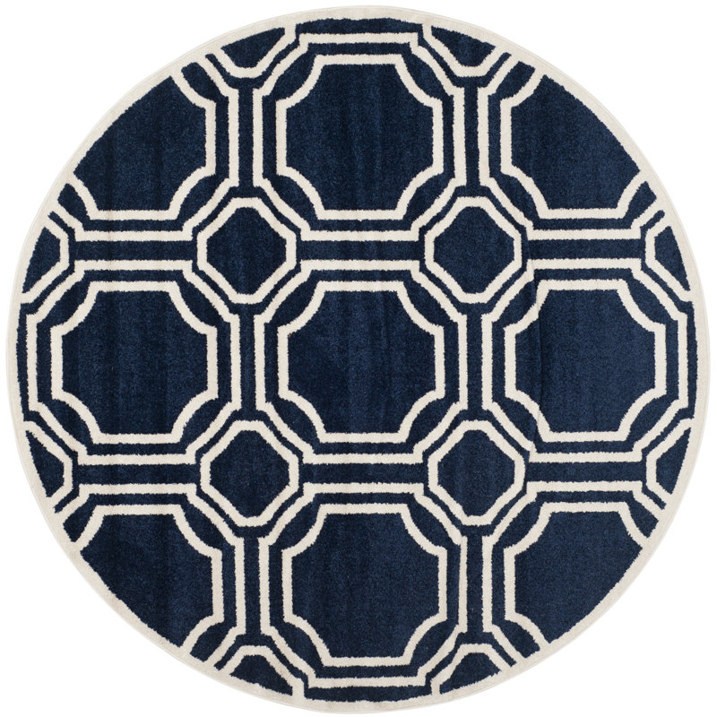 Amherst Performance Geometric Rug, Round 5'