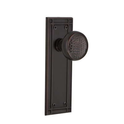 Mission Plate with Craftsman Door Knob
