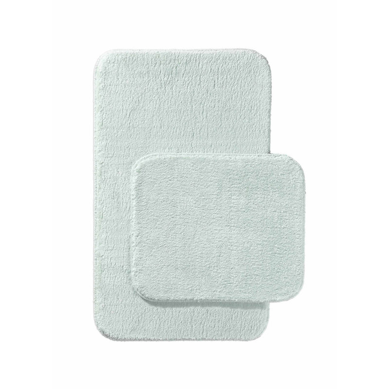 Ensemble de tapis pour salle de bain 2 pièces Bono, Bleu