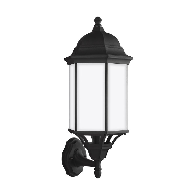 Grande lanterne murale d'extérieur à une lumière Sevier de Génération Éclairage , H 21,75 po x l 9,38 po x P 9,38 po, Non