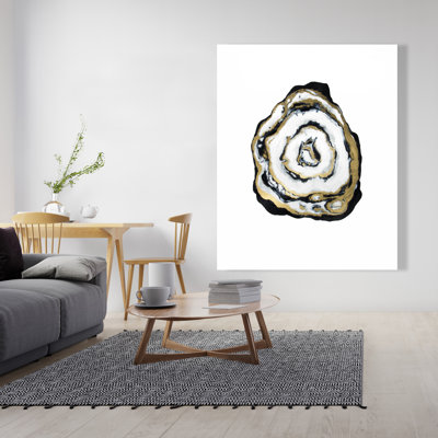 Golden Agate - Abstract Gold Canvas for Elegant Home Decor