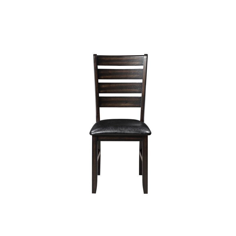 Chaise d'appoint en cuir synthétique (ensemble de 2)