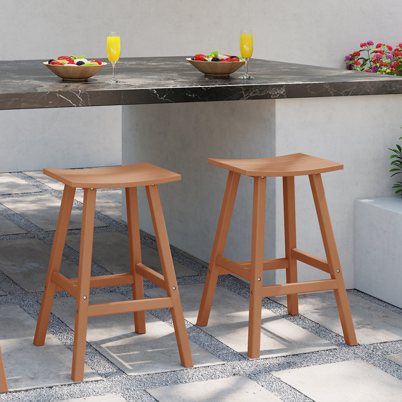 Tabouret d'extérieur Laguna, Brun, 29"